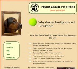 Pawing Around Pet Sitting